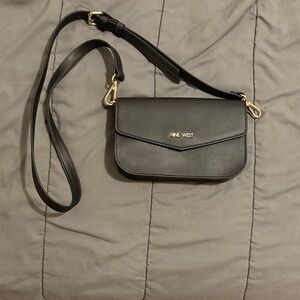 Nine West Elegant Black Crossbody Bag